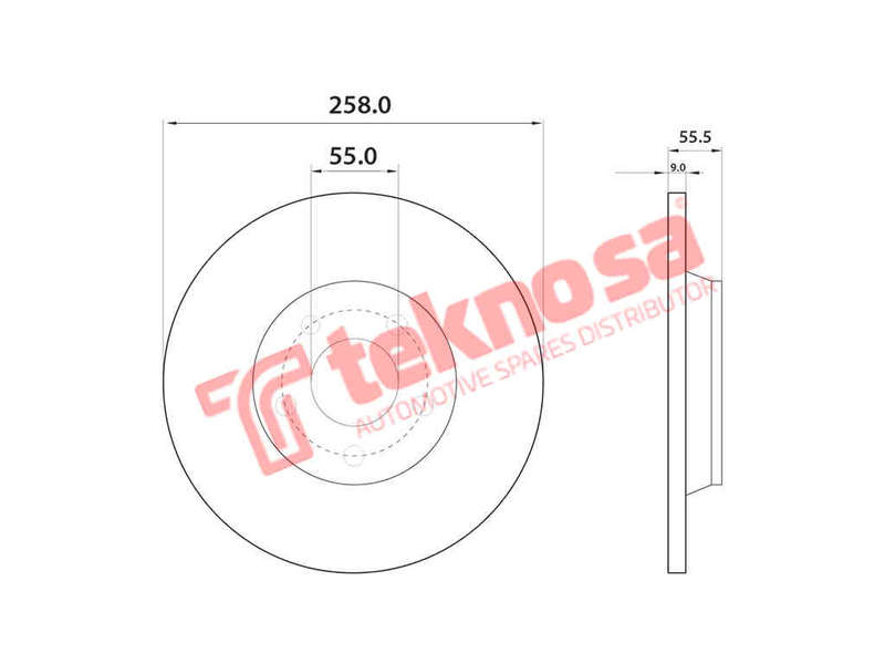 BRAKE DISC - TBD7747-D (OPTIMA)