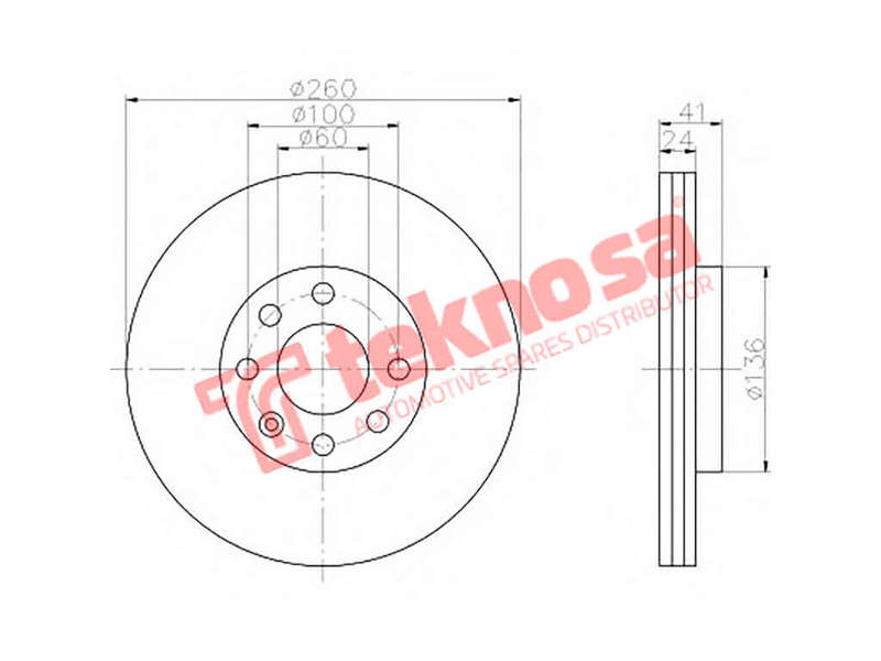 BRAKE DISC - TBD7748-D (OPTIMA)