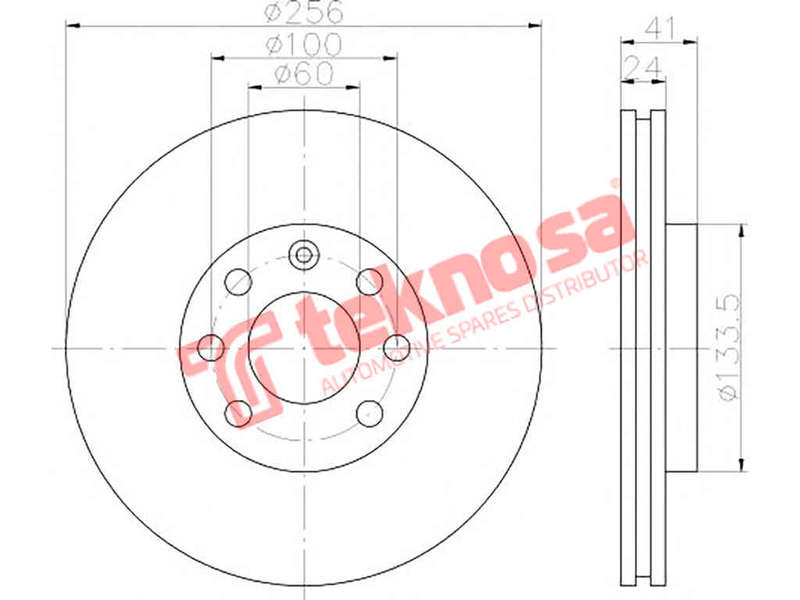 BRAKE DISC - TBD7771-D (OPTIMA)
