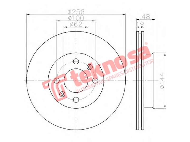 BRAKE DISC - TBD7871-D (OPTIMA)