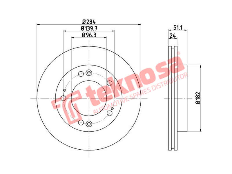 BRAKE DISC - TBD7976-D (OPTIMA)