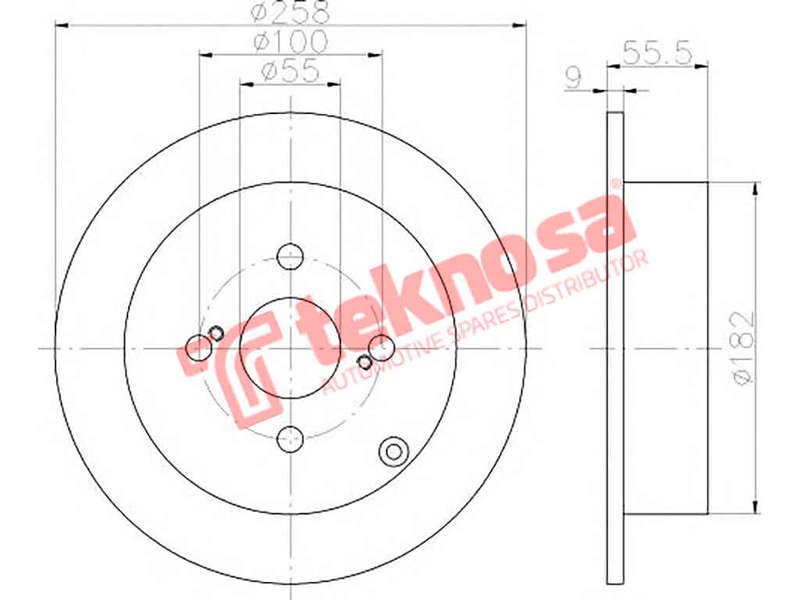 BRAKE DISC - TBD7982-D (OPTIMA)