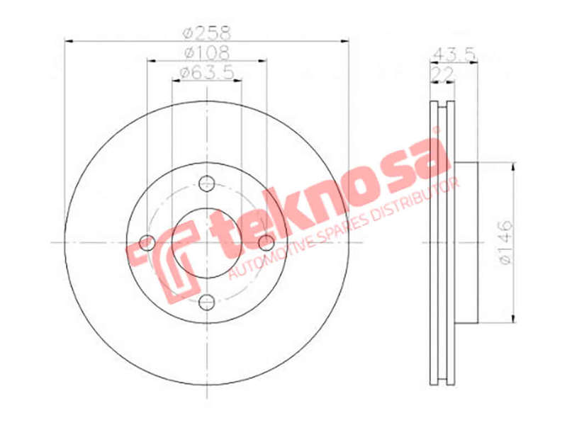 BRAKE DISC - TBD7990-D (OPTIMA)