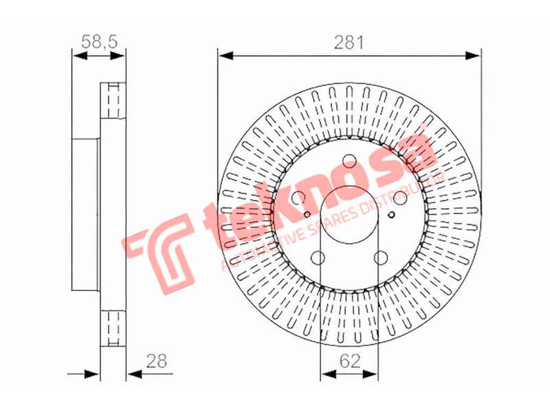 BRAKE DISC - TBD8111-D (OPTIMA)