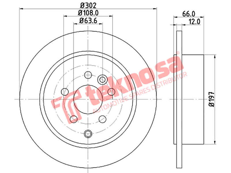 BRAKE DISC - TBD8170-D (OPTIMA)