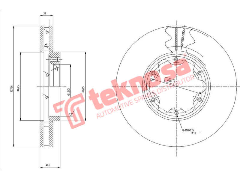 BRAKE DISC - TBD8339-D (OPTIMA)