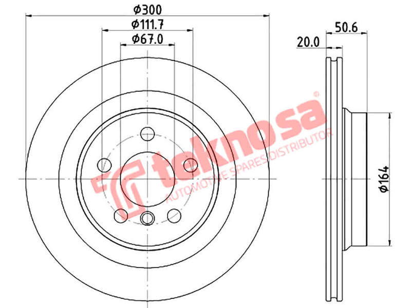 BRAKE DISC - TBD8623-D (OPTIMA)