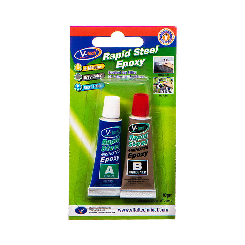 Rapid Steel Epoxy 10G 6Pc - Vt191V (V-Tech)