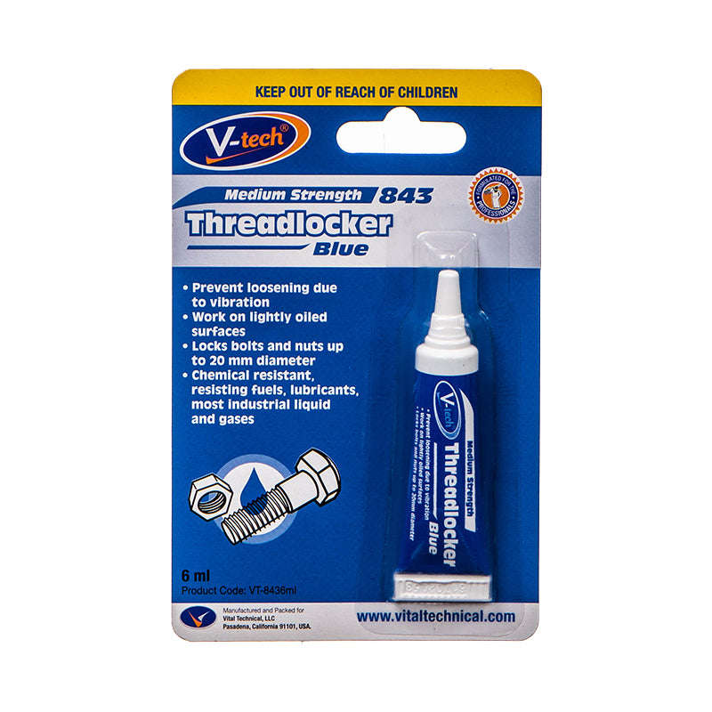 Clutch Kit Threadlocker Blue 6Ml - Vt843-6 (V-Tech)
