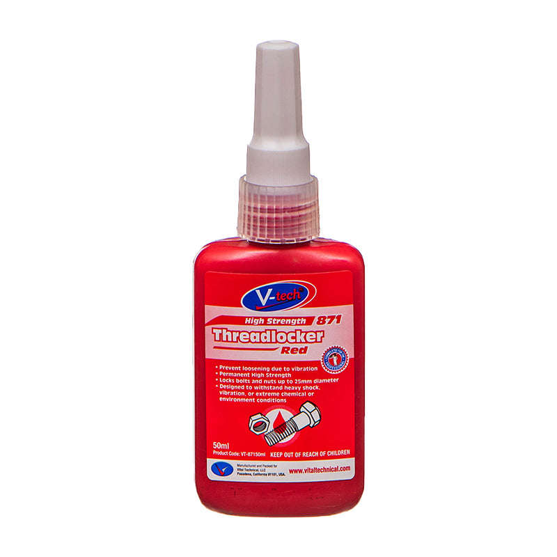 Clutch Kit Threadlocker Red 50Ml - Vt871-50 (V-Tech)