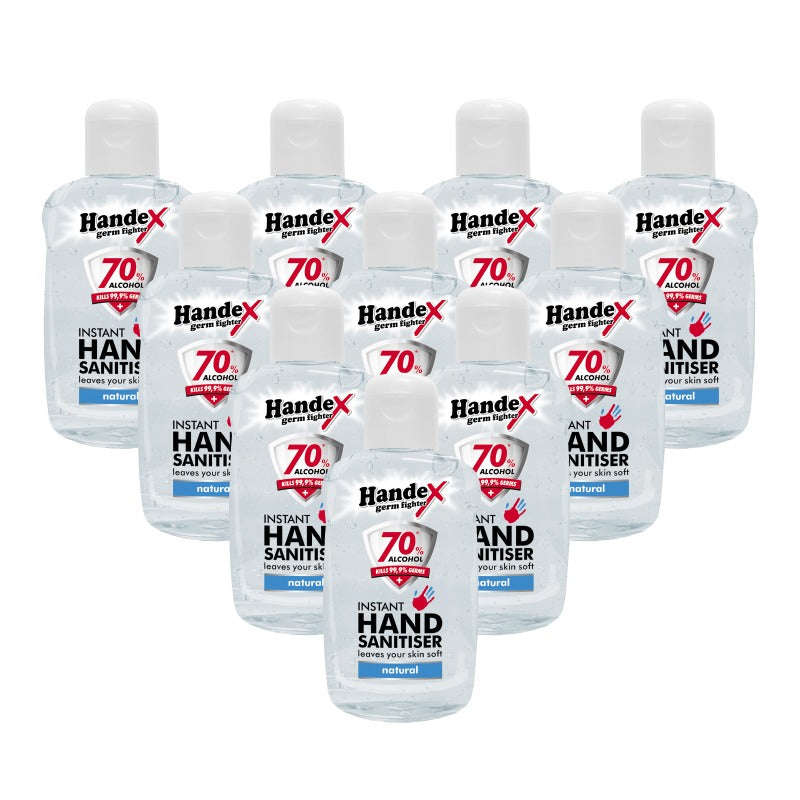 Handex Hand Sanitiser 70% Natural - 75Ml (Pack Size: 10)
