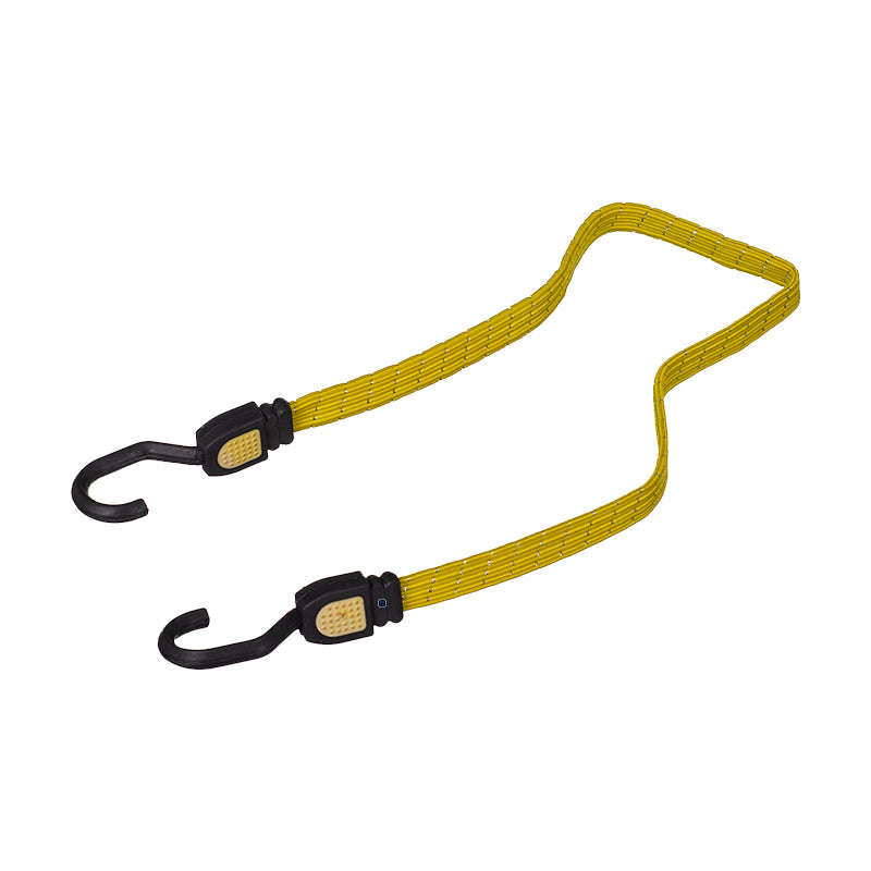 Flat Reflective Strap With Coated Steel Hooks - 750 Mm