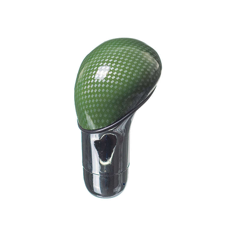 Gear Lever Knob - Green/Chrome