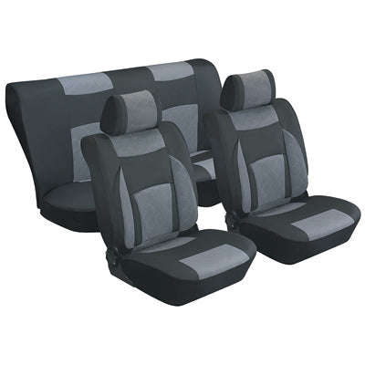 8 Pcs Seat Cover - Grey