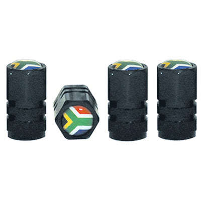Tyre Valve Caps Sets with S.A Flag Insignia