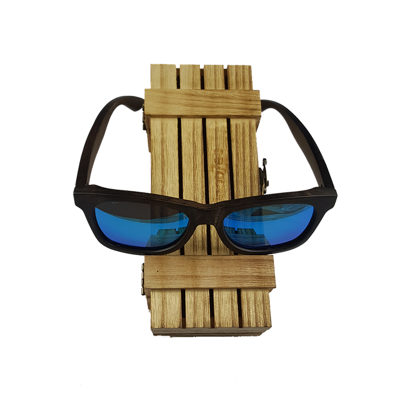 Ebony Sunglasses - Wooden Ebony Sunglasses With Polarized Lenses