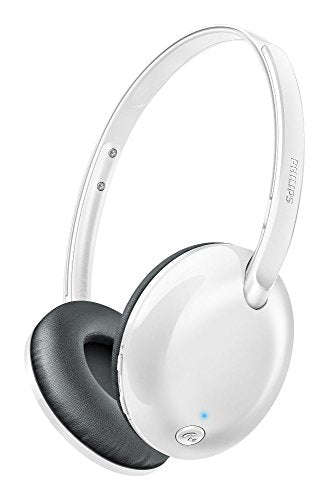Philips SHB4405WT Flite Ultrlite Bluetooth On-Ear Headphones with Mic (Ultralight, 9 Hours Playti...