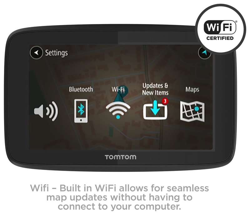 TomTom GO 6200 6 Inch Traffic Sat Nav World Maps