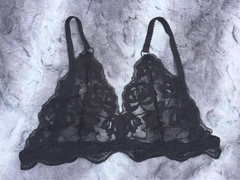 Soft Lace Bra - Juicy / Devious Black