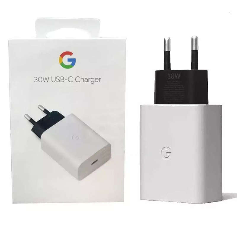 Official Google 30W USB-C Charging adapter (White, )