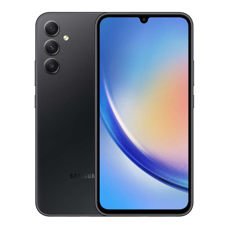 Samsung Galaxy A34 5G (128GB, Dual Sim, Black, In Stock Import)