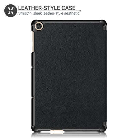 Olixar Amazon Fire HD 8 Tablet 2022 Leather-style Case (Black, )