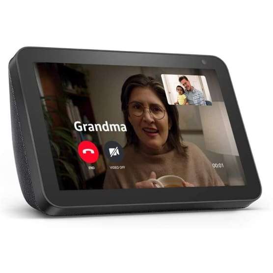 Amazon Echo Show 8 (2nd Gen, 2021, Charcoal, In Stock Import)