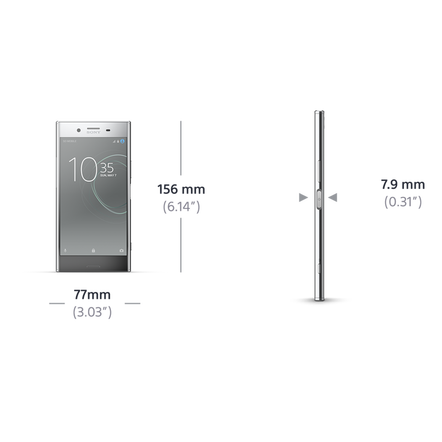 Sony Xperia XZ Premium (64GB, Luminous Chrome, Special Import)