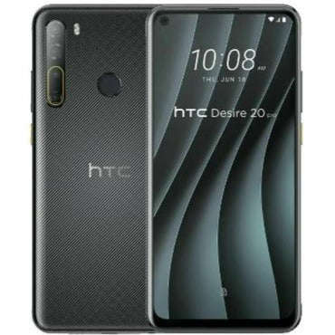 HTC Desire 20 Pro (128GB, 6GB RAM, Dual Sim, Black, Special Import)