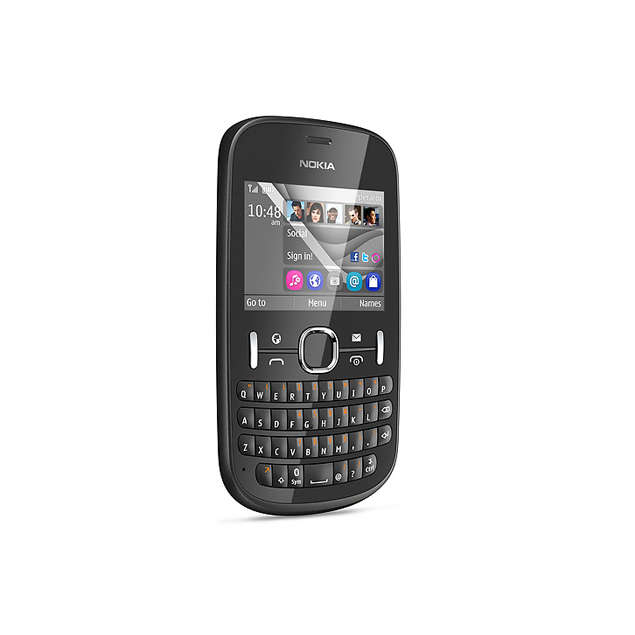 Nokia Asha 201 Single Sim ( Black, Local Stock)