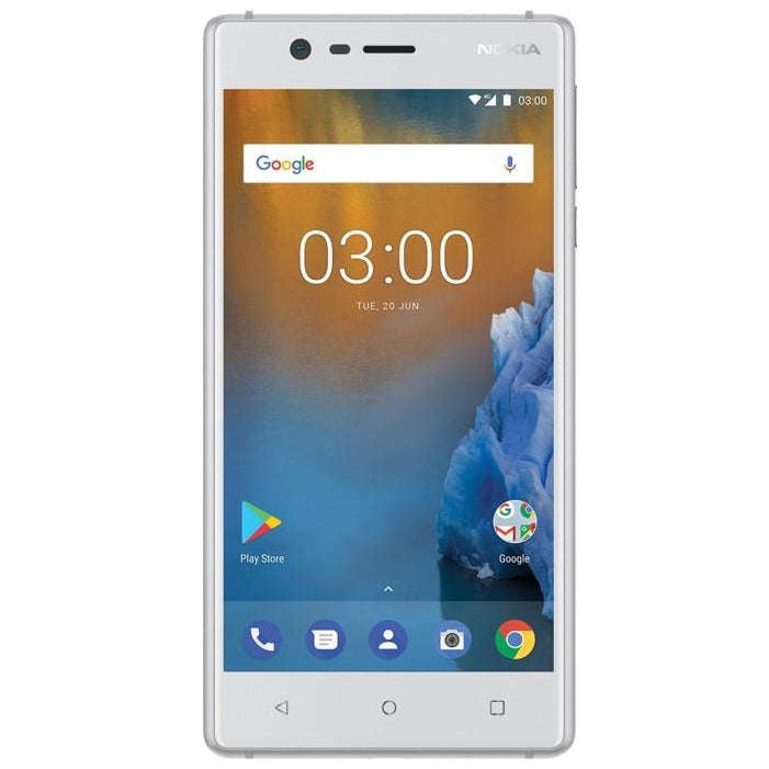 Nokia 3 (Pre-Owned, 16GB/2GB, Silver White, Single Sim, Local Stock)