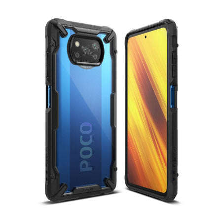 Ringke Fusion X Xiaomi Poco X3 NFC Case (Black, )