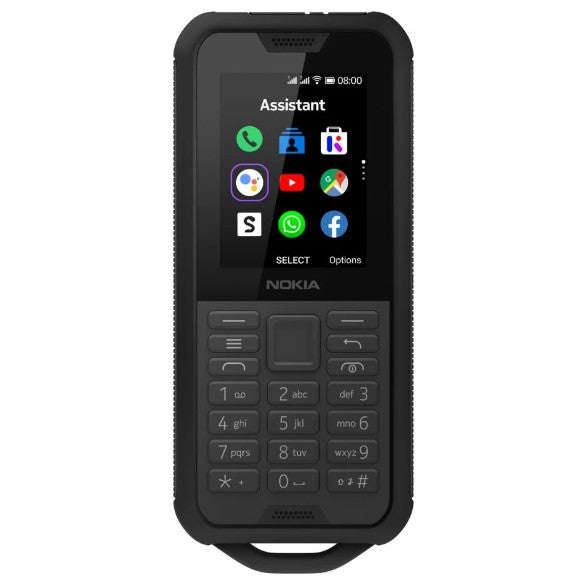 Nokia 800 Tough (4GB, Dual Sim, Black, Special Import)