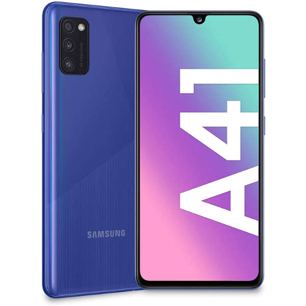 Samsung Galaxy A41 (64G, 4GB RAM, Dual Sim, Blue, Special Import)