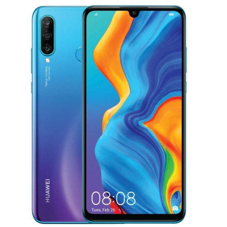 Huawei P30 Lite New Edition (256GB, 6GB, Dual Sim, Breathing Crystal, Special Import)