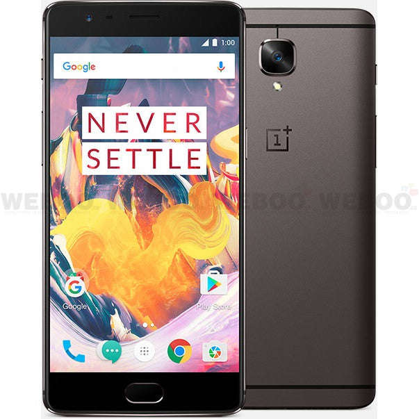 OnePlus 3T (Dual Sim, 128GB, Gunmetal, Special Import)