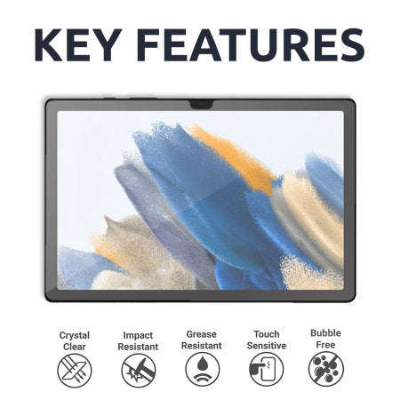 Olixar Samsung Galaxy Tab A8 2021 Tempered Glass Screen Protector ()