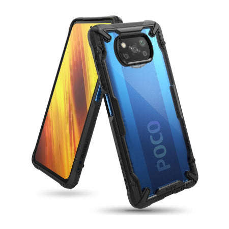 Ringke Fusion X Xiaomi Poco X3 NFC Case (Black, )