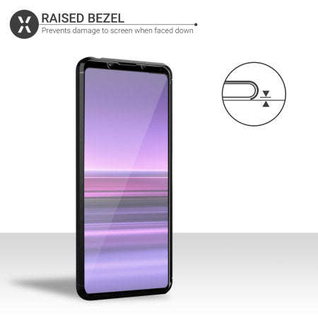 Olixar Sentinel Sony Xperia 1 III Case & Glass Screen Protector (Black, In Stock Import)