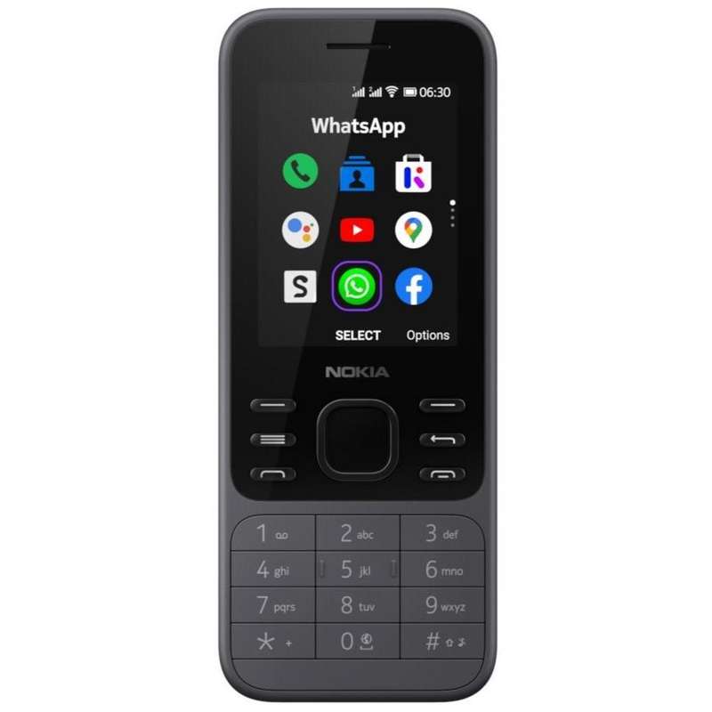 Nokia 6300 4G (Pre-Owned, 4GB, Single Sim, Charcoal, Special Import)