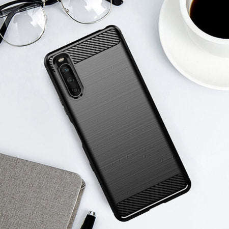Olixar Sentinel Sony Xperia 1 III Case & Glass Screen Protector (Black, In Stock Import)