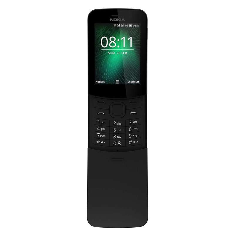 Nokia 8110 (Single Sim, Black, 4G, Local Stock)