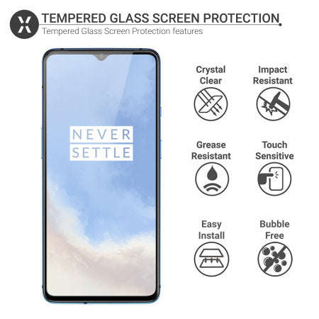 Olixar OnePlus 7T Tempered Glass Screen Protector (Special Import)