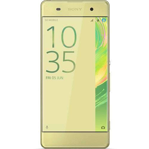 Sony Xperia XA (16GB, Dual Sim, Lime Gold, Special Import)
