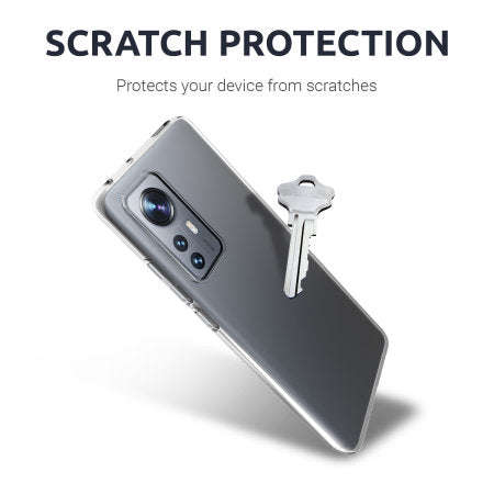Olixar Flexishield Xiaomi 12 Ultra-Thin Case (Clear )