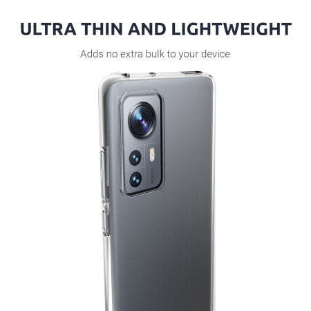 Olixar Flexishield Xiaomi 12 Ultra-Thin Case (Clear )