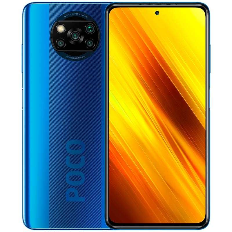 Xiaomi Pocophone X3 NFC (64GB, 6GB RAM, Dual Sim, Blue, Special Import)