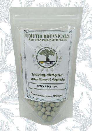 GREEN PEAS - Sprouting Seeds - Natureal & Untreated -