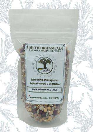 PROTEIN - HIGH - MIX - Sprouting Seeds - Natureal & Untreated - Microgreens