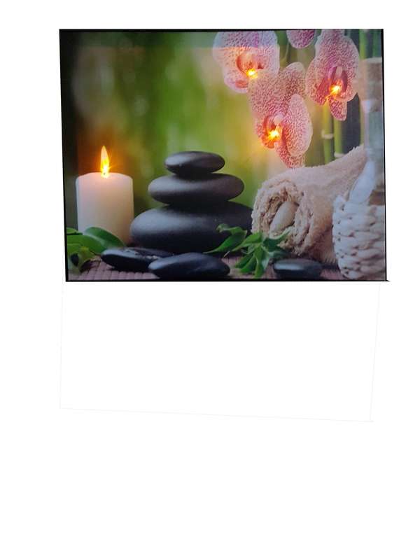 Light Up Painting With Spa Relax Design - 101E